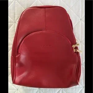 Nevenka | Bags | Nwot Nevenka Red Backpack | Poshmark display picture 2
